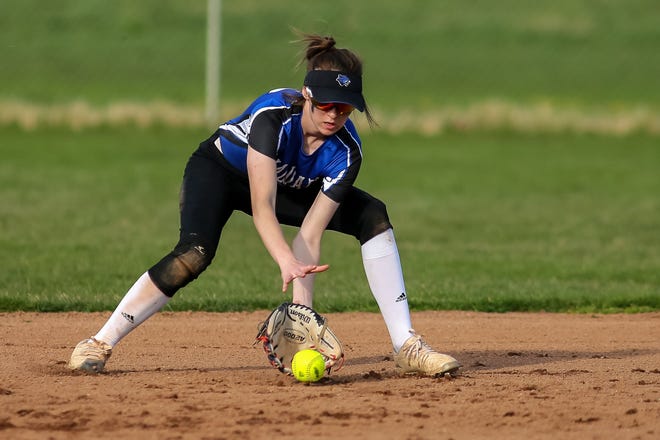 Sophomore shortstop Taylor Hopkins is one of the top expected returnees for Bradley, which earned a share of the OCC-Central championship despite having only two seniors.