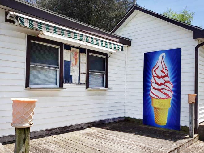 The former soft serve location on East Main Street close to Afton Mountain. The location has been closed for several years through the pandemic.