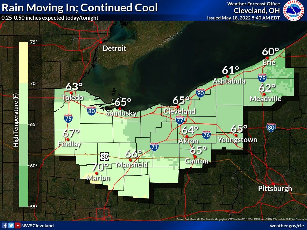 Record high temperatures possible Friday across northern Ohio