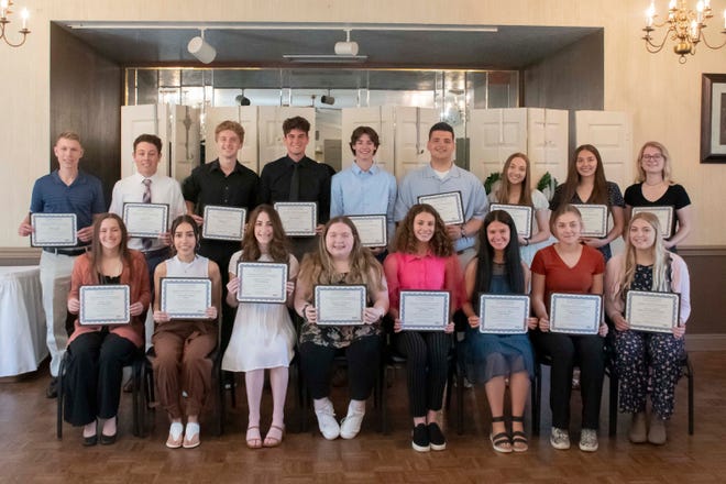 Recipients of the J.L. Francis Scholarship were recognized May 13 during a ceremony.