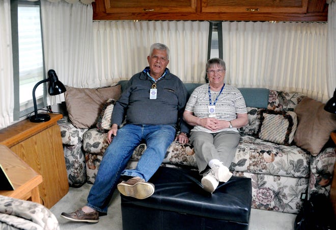 Bev and Sid Kelly are among the Airstream caravanners touring Wooster.