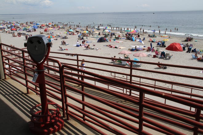 With inland temperatures expected to climb close to 90 degrees this weekend, or possibly higher, Rhode Islanders might want to head to beaches like Scarborough State Beach.