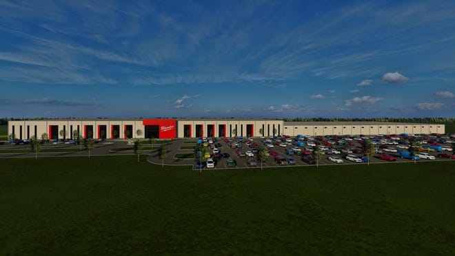 The new Milwaukee Tool facility building will be a visual statement for those driving the I-55 corridor, much like that of Nissan in Madison County and Continental Tire in Hinds County.