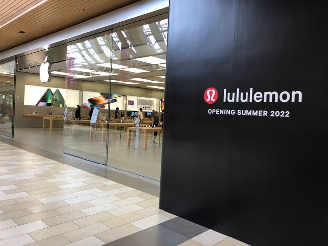 Lululemon opened a store in the Christiana Mall this summer.