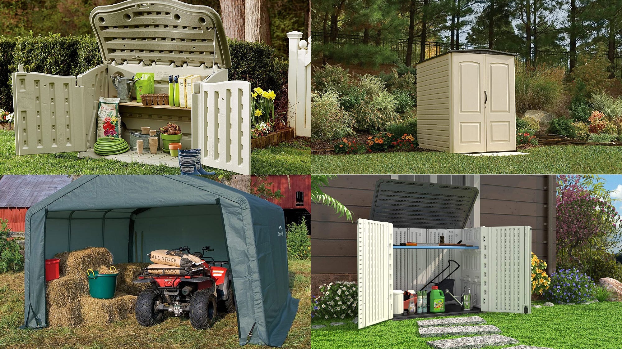 7 outdoor sheds on Amazon for storing all your yard stuff