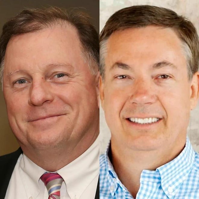 State Rep. Gil Isbell (left) lost a challenge to former Rep. Mack Butler's primary election on Saturday.