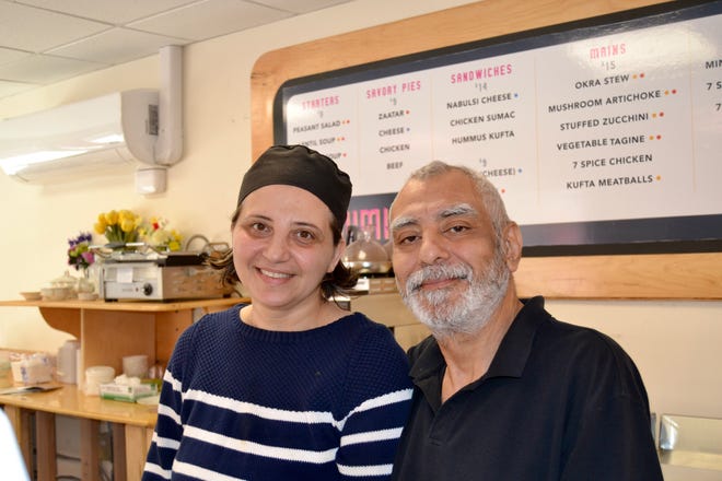 Rania and Raed Kaldi pictured in their restaurant on a Friday afternoon.