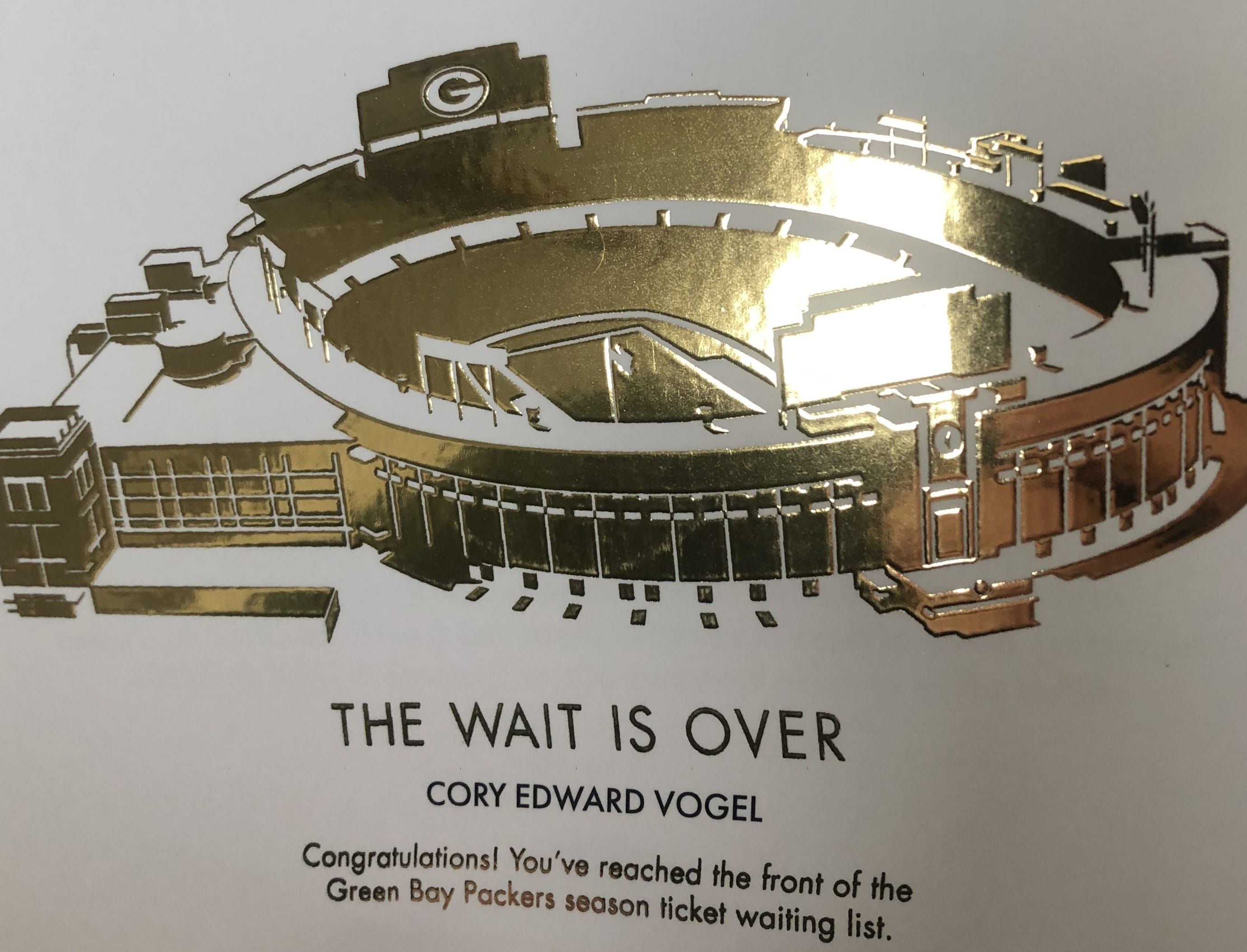 Packers season tickets awarded to fans who waited nearly 50 years