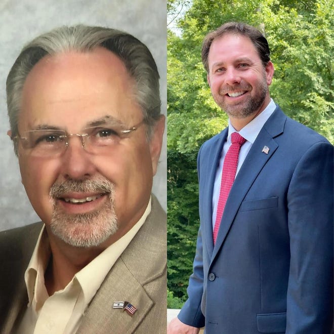 Local minister Mark Gidley and Etowah County Commissioner Jamie Grant. Both seek the Republican nomination for the Alabama House of Representatives District 29 seat in Tuesday's Republican primary.