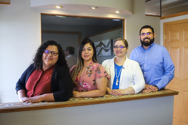 From left, Kimberly Avila Rivas, Rita Rodriquez, Selene Zamorano-Ocho and Jose Arreola are the four founders of the South Dakota Hispanic Chamber of Commerce, a new nonprofit for the state that advocates and provides opportunities for business people in the Hispanic community.