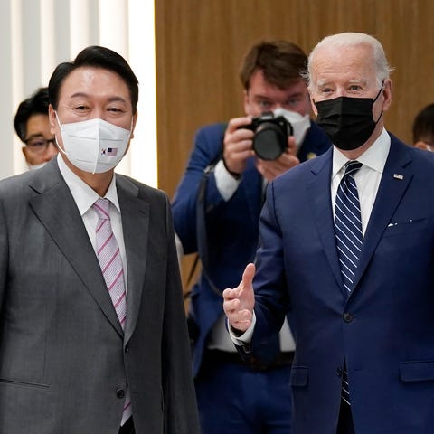 President Joe Biden and South Korean President Yoo