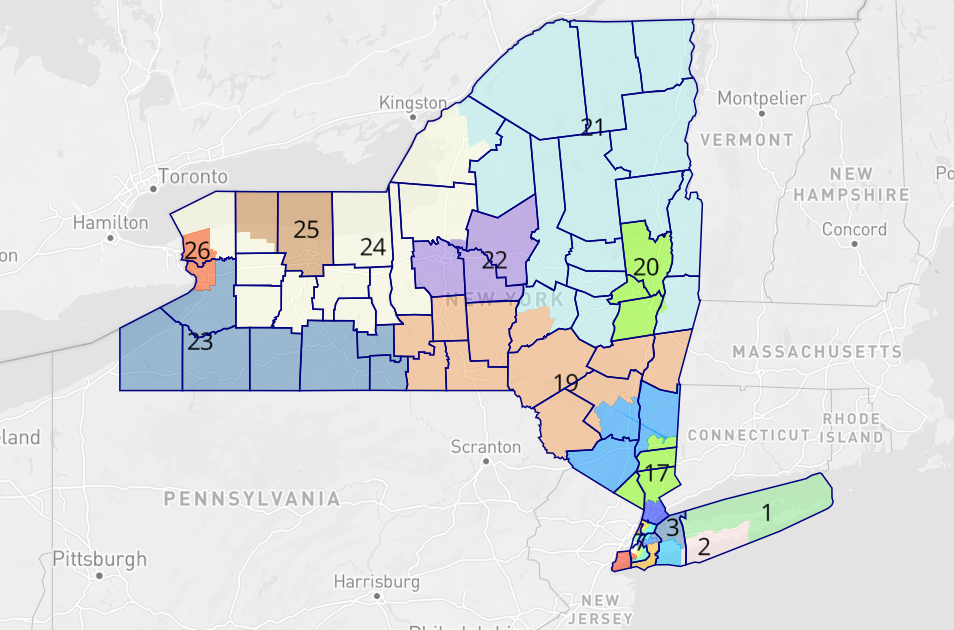 New York congressional, Senate redistricting maps released by court