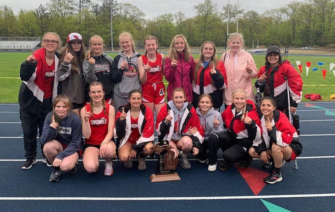 The Johannesburg-Lewiston girls' track and field team claimed a Division 4 regional championship Friday in Indian River.