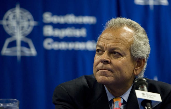 Johnny Hunt, a Native American from Woodstock, Ga, was elected June 10, 2008 as president of the 16.4 million member Southern Baptist Convention in the 151st session of its two-day annual meeting. Hunt, pastor of the nearly 17,000-member First Baptist Church in Woodstock, was elected president when he received 52. 95 percent of the vote over five other nominees at the meeting in the Indiana Convention Center in Indianapolis.