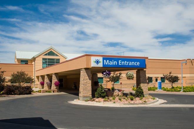 Intermountain Cedar City Hospital is photographed from its main entrance on Main St. in Cedar City.