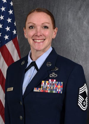 Chief Master Sergeant Jessica E. Davis of North Sewickley Township was given the "Gateway to Equity Award - 2021" by the local branch of the AAUW.