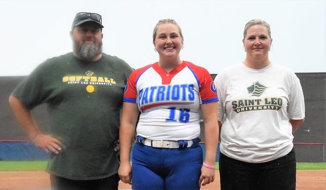 Softball senior Hailey Beuerlein is the daughter of Jason and Christy Beuerlein. Hailey will be attending Saint Leo University in Florida where she will be playing softball and studying to get a degree in biology as she plans to become a physical therapist.