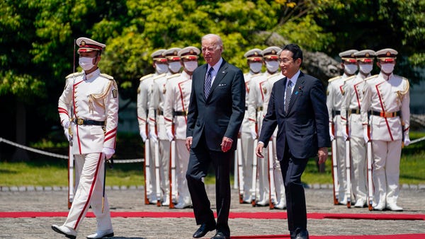 President Joe Biden meets with Japanese Prime Mini
