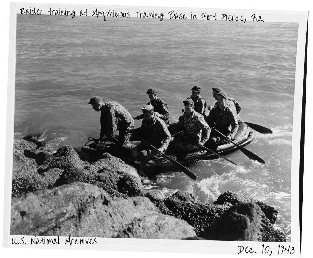 Raider training at Amphibious Training Base in Fort Pierce, Fla.