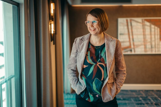 Jenny Lay-Flurrie, chief accessibility officer at Microsoft, advocates for products that work across “the spectrum of being human.”