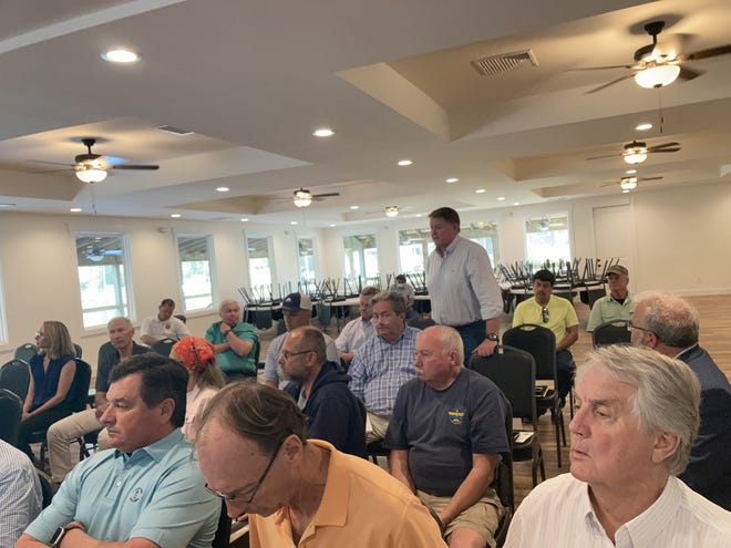 State Rep. Bill Herbkersman, R-Bluffton, speaks at a Jasper County Council workshop.
