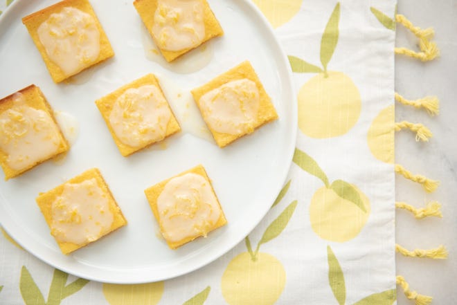 Lemon Brownie Bites.