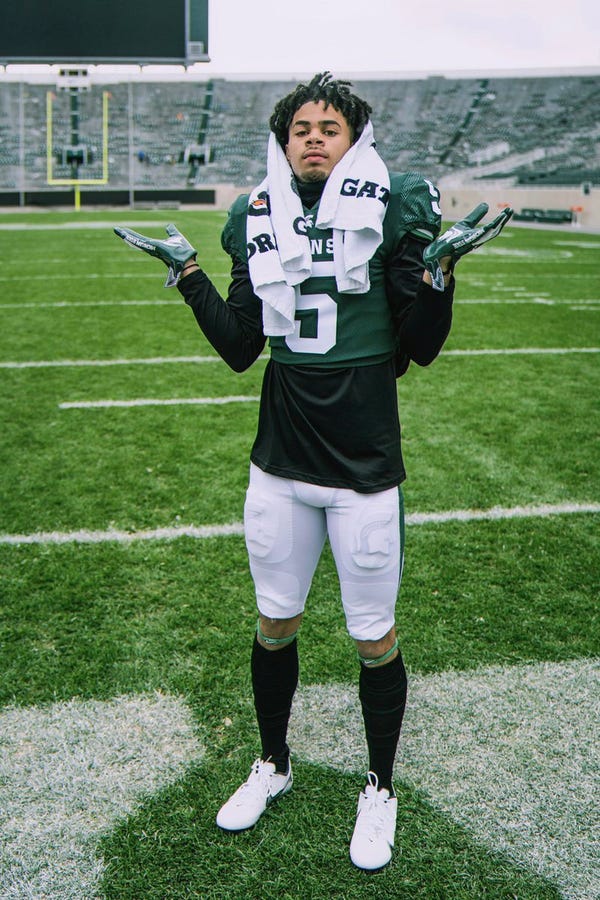 Michigan State is in the top 10 for Caleb Presley, a cornerback from Seattleu00a0Rainier Beach. He is a top 100 national recruit per the 247Sports Composite.