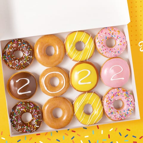 Any senior who goes to a Krispy Kreme store on May