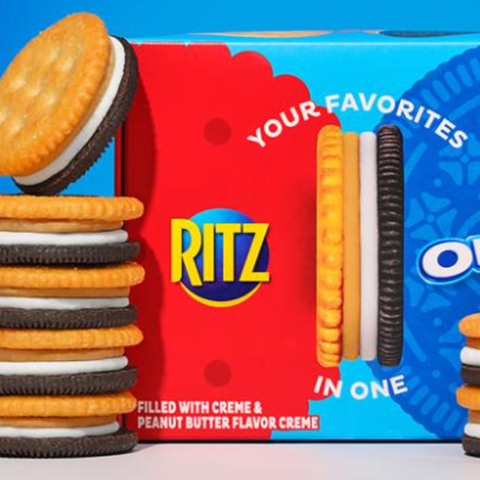 Oreo x Ritz, a new snack collaboration, is availab