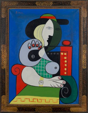 "Femme à la Montre" (1932), by Pablo Picasso.