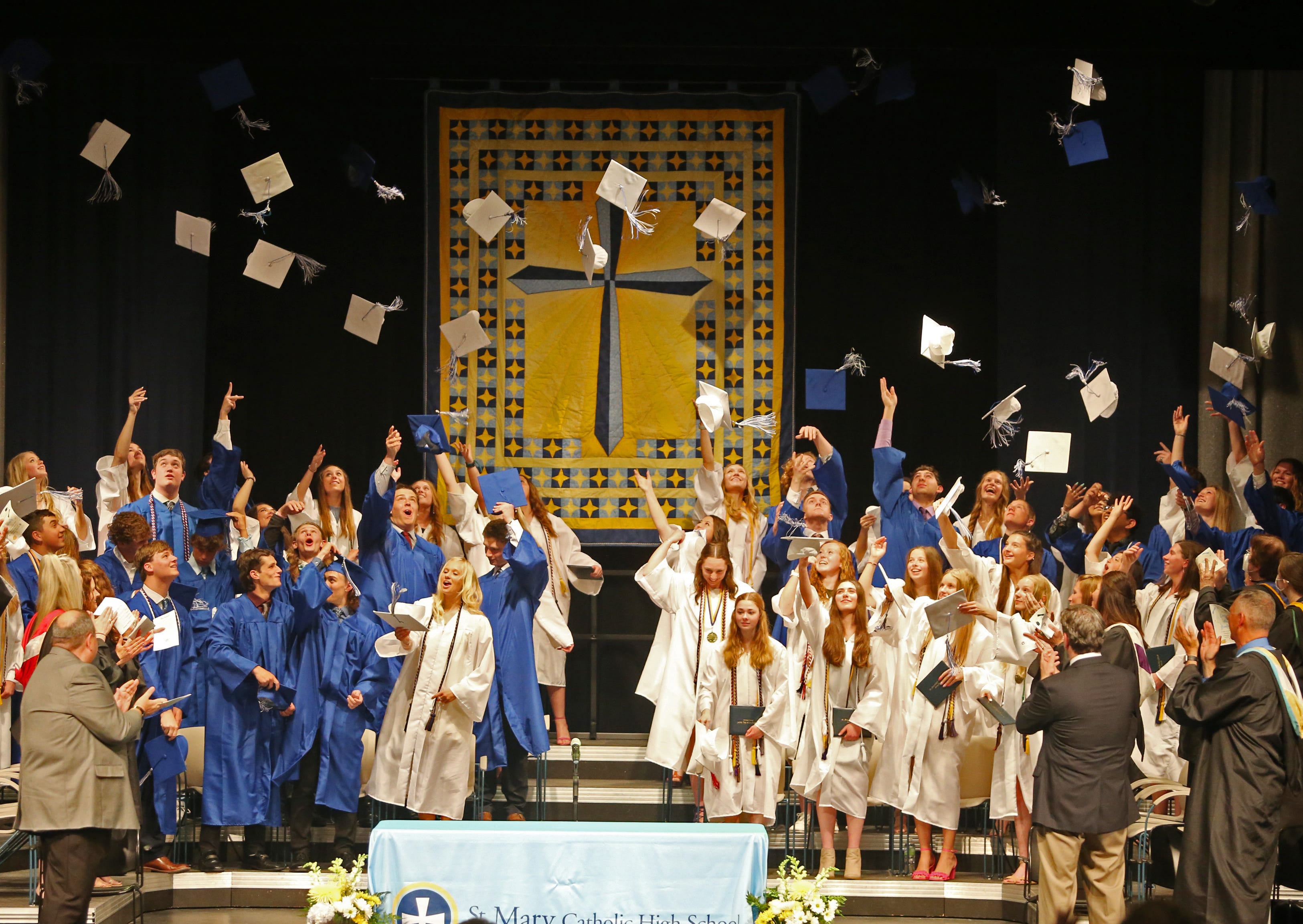Catholic Neenah Menasha Wisconsin Joint Parish Christmas Concert 2022 St. Mary Catholic High School Class Of 2022 Graduation Ceremony Photos