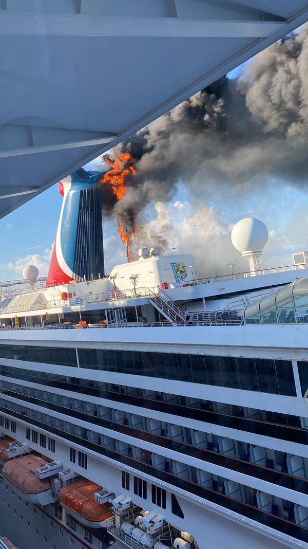 Cruise Ship Catches Fire 2025 Jade Rianon