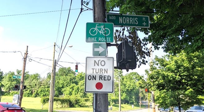 Local advocacy group Streets for People is pushing a proposal that would rework a stretch of Norris Place and Douglass Boulevard in Louisville to incorporate a bike lane. May 2022
