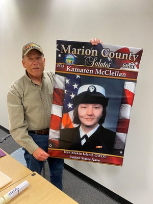 Randy Drazba is the chairman of the Marion Military Banner Program. He said the 2023 sales campaign is now underway and will last through March 1. For information, call 419-560-1124. Banners cost $135 each. They will be displayed on utility poles along the streets of Marion from Memorial Day through Veterans Day.
