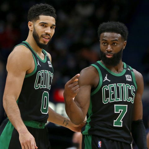 Jayson Tatum and Jaylen Brown are one win away fro