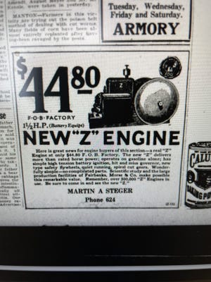 June, 1922 ad
