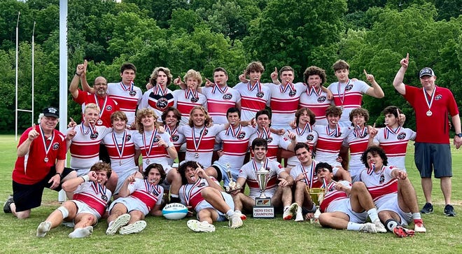 Raptor Rugby Club in Brentwood swept state titles in high school boys, high school girls and middle school boys rugby in May 2022.