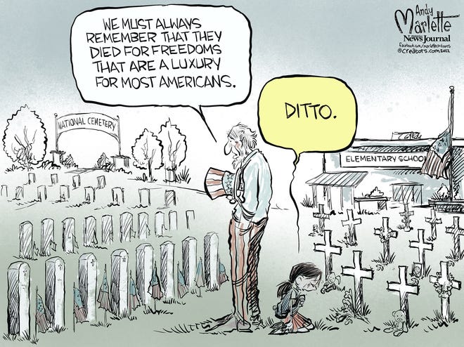 Memorial Day cartoon: The ultimate sacrifice