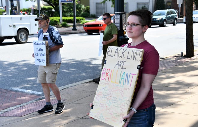 Protester Elizabeth Sterner Black Lives Matter protestors want to reach someone who hasn't thought about issues of racial equality to dig a little deeper. "It's moved away from just focusing on issues of policing and really looking at our society more broadly," she said.