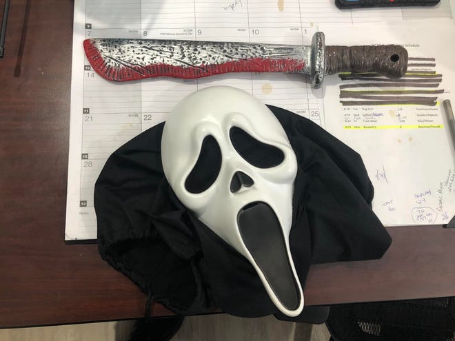 'Scream' mask from May 27, 2022, incident in Martin County