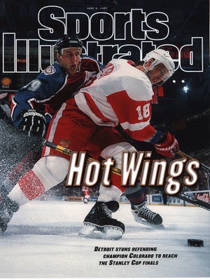 This is the cover of Sports Illustrated in May of 1997.