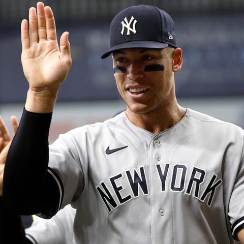 Through Friday, Aaron Judge let the majors in home