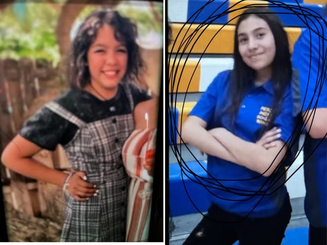 Amanda Padilla, left, and Ahayla Aguilar, right, were last seen at 8:45 p.m. Saturday, May 28, 2022.