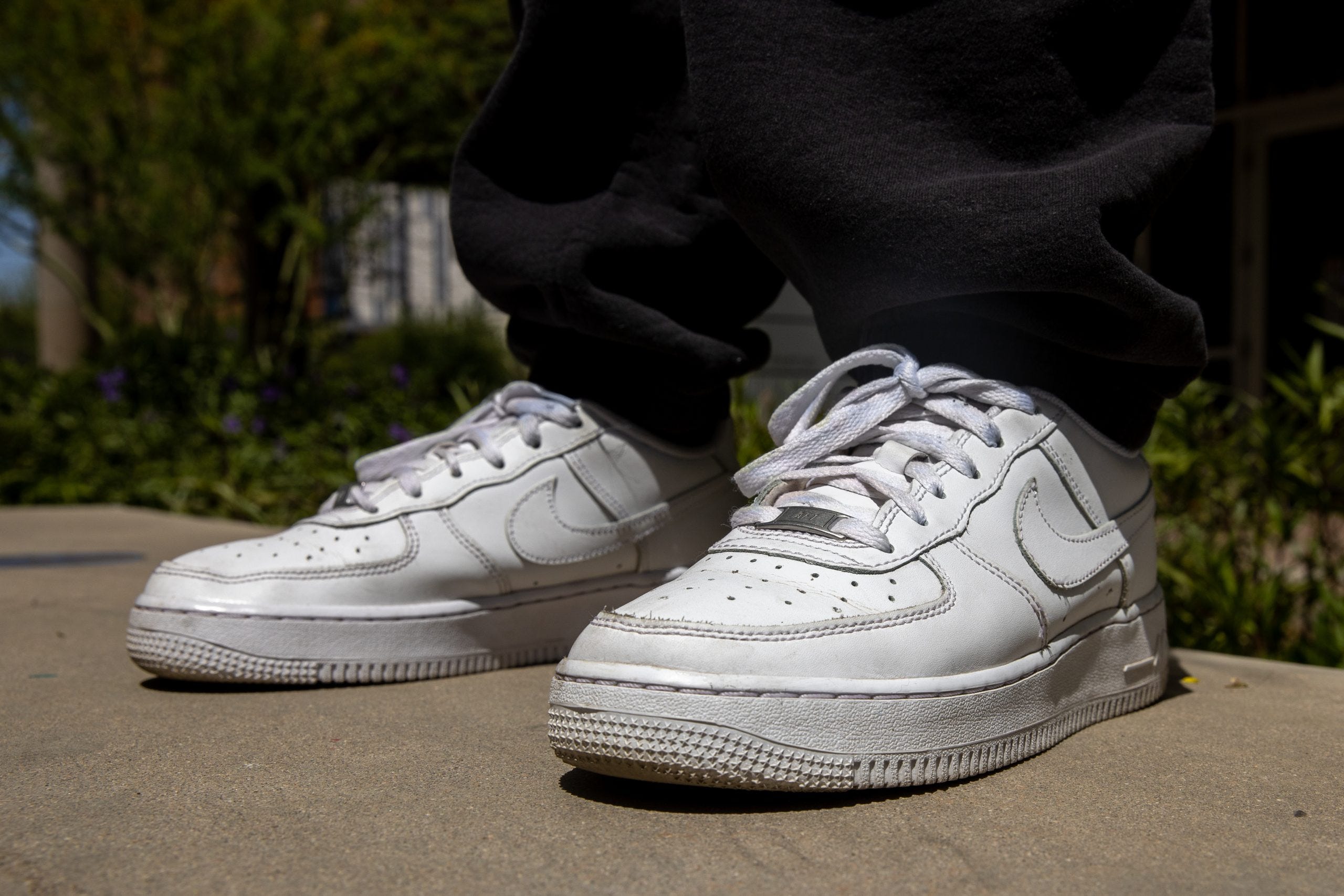 old black air force ones