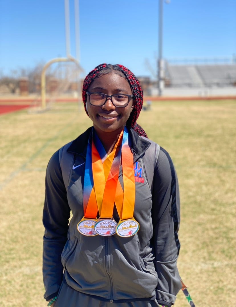 The Oklahoman's 2022 Little AllCity HS girls track & field first team