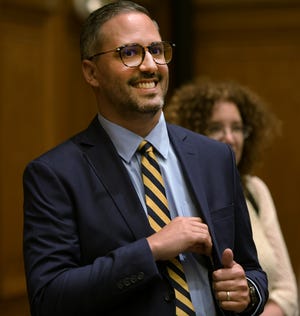Eric Batista before being sworn in as city manager on May 31.