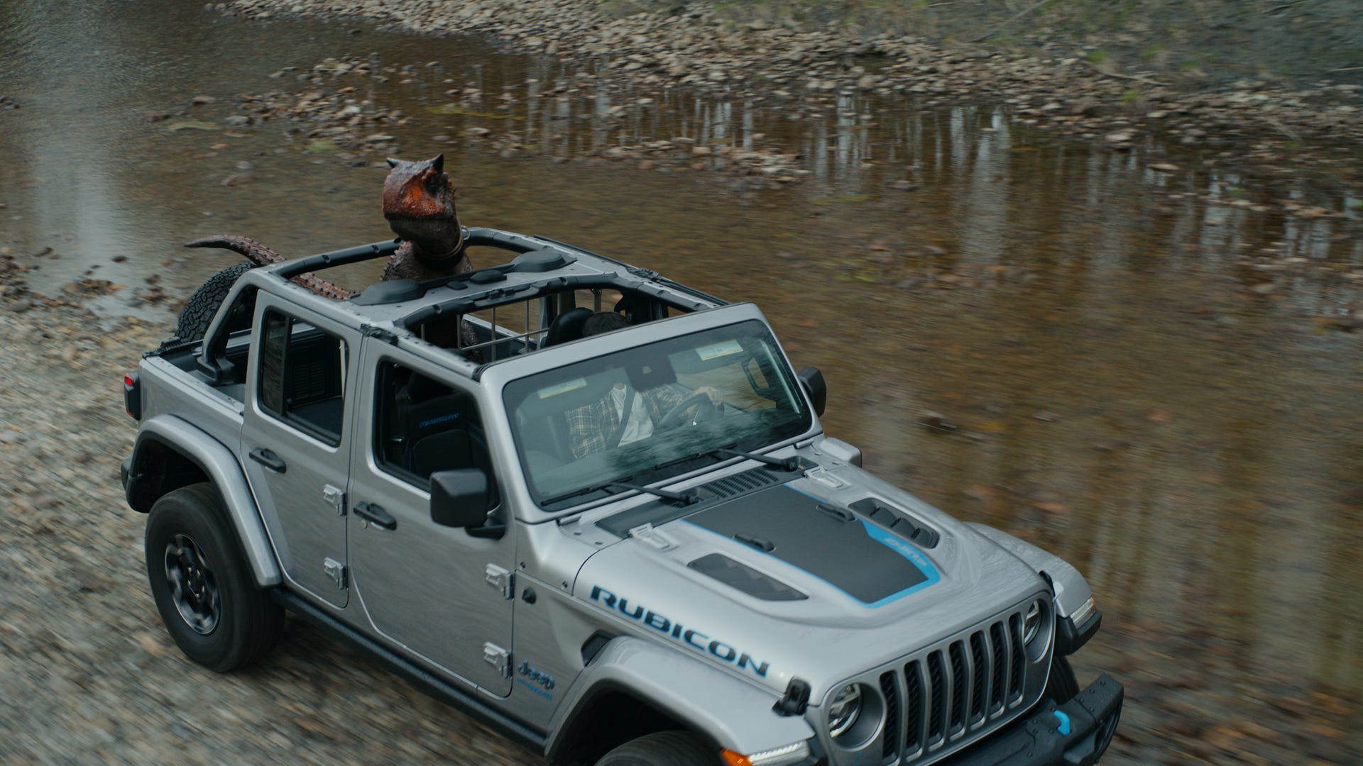 Jeep Wrangler 4xe ad has tie to final 'Jurassic World' movie