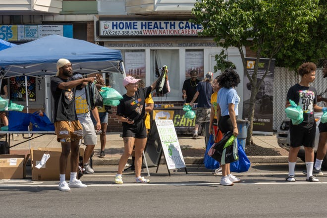 A Community event "The Block Gives Back" hosted by CARE, a  Black, Indigenous, and People of Color [BIPOC] led organization inspired to rethink and rebuild animal welfare.