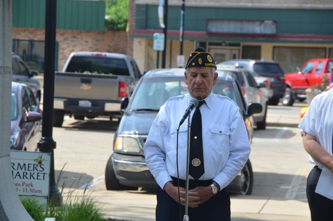 The guest speaker at Canton Memorial Day services was veteran and member of American Legion Post 16, Neil Williams.