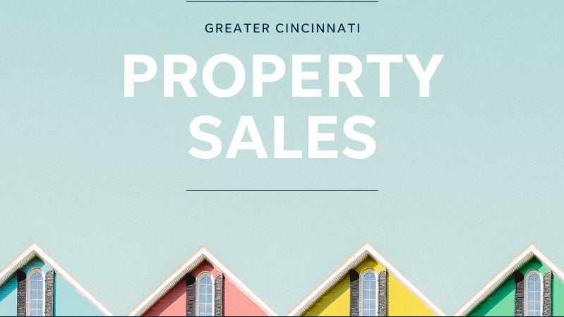 Cincinnati and Northern Kentucky property sales for the week of Oct. 3